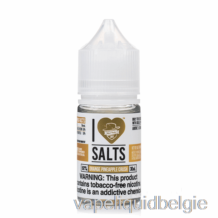 Vape Smaken Sinaasappel Ananas Crush - Ik Hou Van Zouten - 30ml 25mg